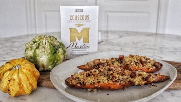 Couscous autunnale risottato con patate dolci