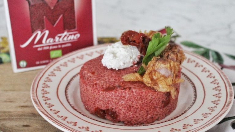 Couscous alla barbabietola di San Valentino