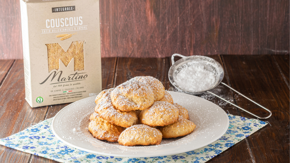Biscotti morbidi di couscous integrale