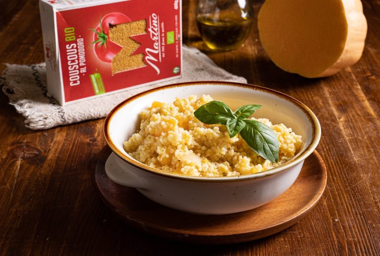 Couscous con zucca e parmigiano