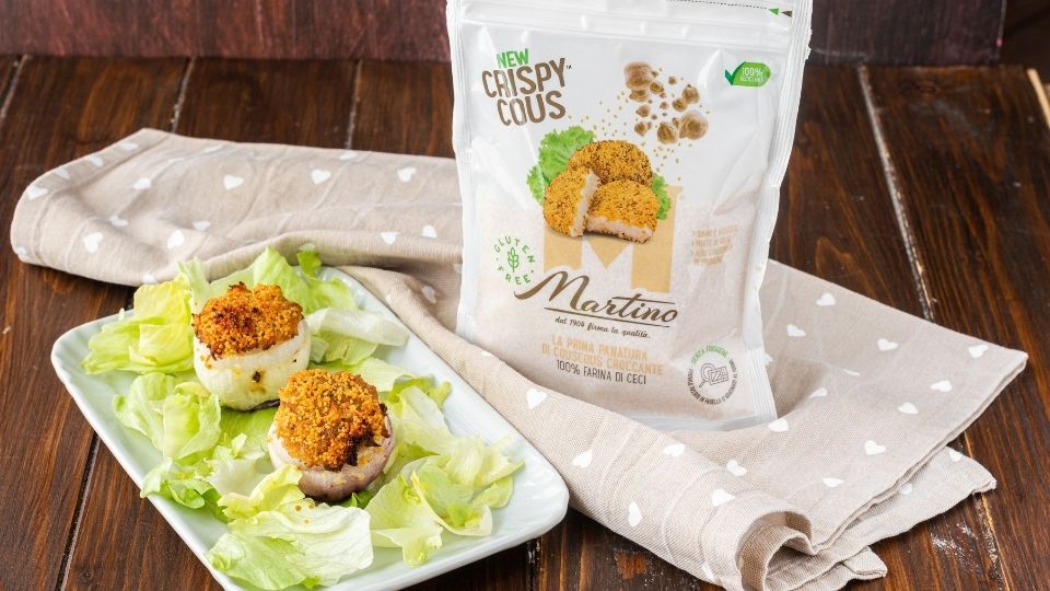 Cipolle ripiene di tonno gratinate al couscous