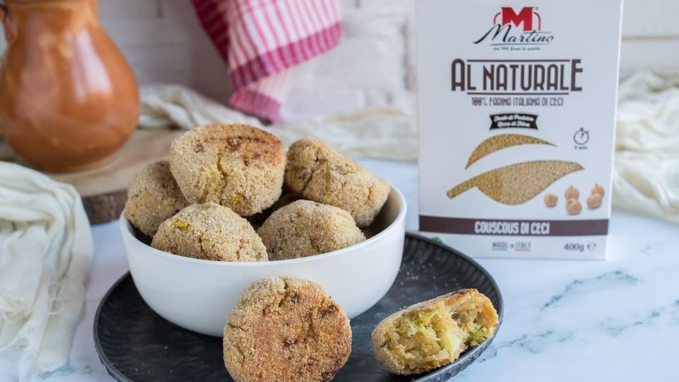Polpette light con couscous e verza