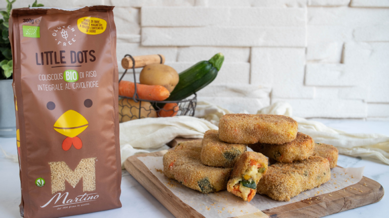 Bastoncini di verdure con couscous