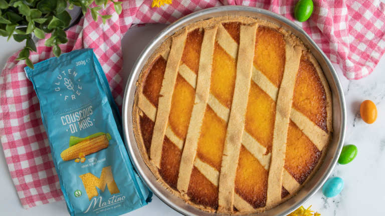 Pastiera gluten free con couscous di mais