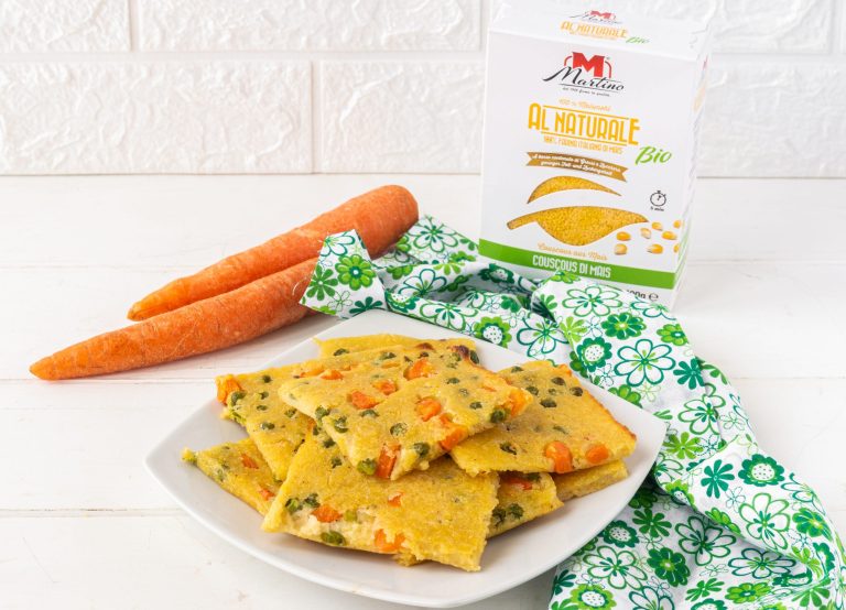 Schiacciata di couscous primaverile