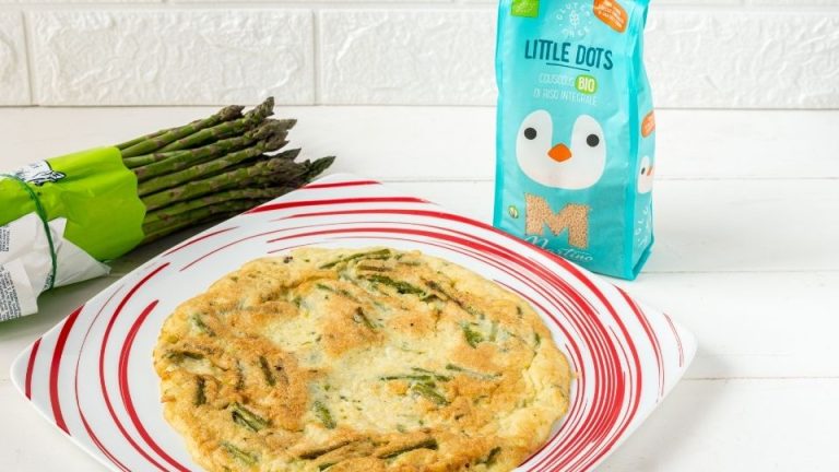 Frittata di couscous con asparagi