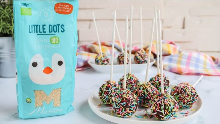 Cake pops con couscous di riso integrale