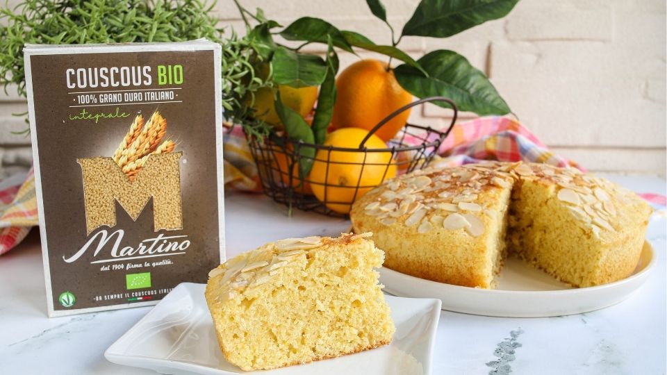 Torta all’arancia e couscous integrale Bio